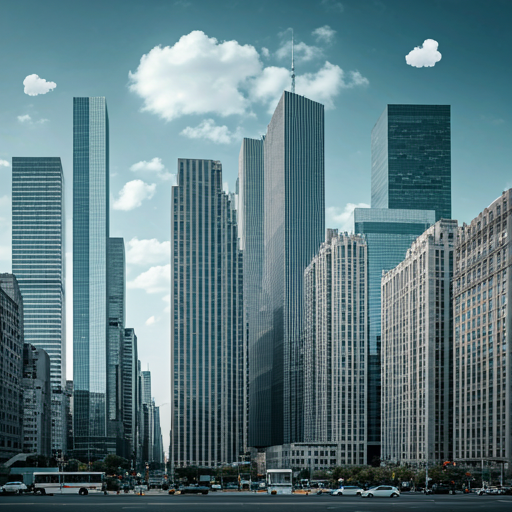 Urban billboard landscape